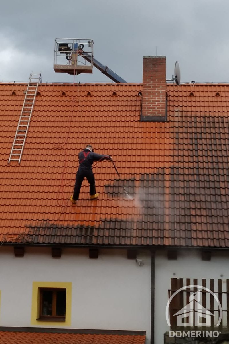 Vysokotlaké čištění střechy DOMERINO