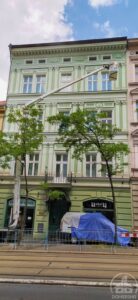 výsledek nátěru historické budovy