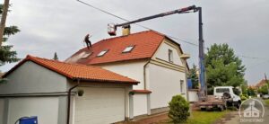 vysokotlaké čištění s hydraulickou plošinou