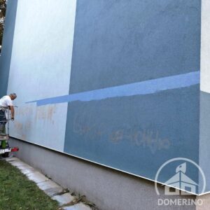 odstranění graffiti čistá fasáda