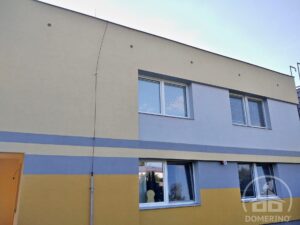 fasáda po vysokotlakém čištění