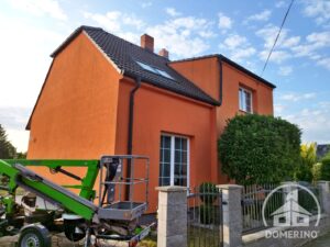 hydraulická plošina čištění fasády