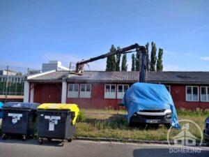 čištění eternitu hydraulická plošina