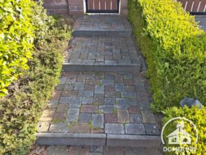 dlažba na schodek před čištěním