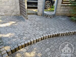 odstraněné nečistoty dlažba naimpregnovaná