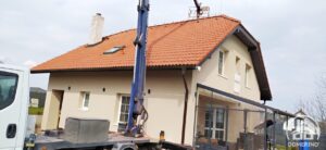 čistá střecha aplikace impregnace z vlastních plošin