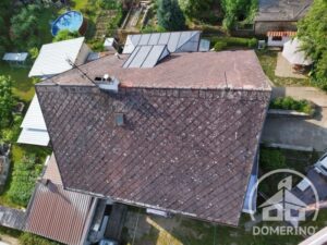 mechy a lišejníky na eternitové střešní krytině