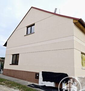 Ochranný nátěr domu z vlastních plošin Domerino