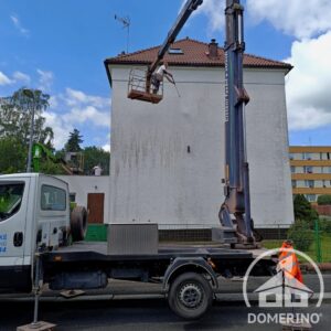 čištění fasády vysokotlakými stroji