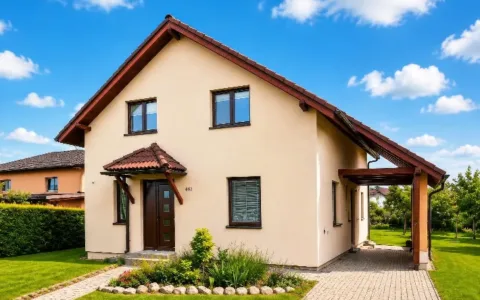 Nátěr fasád rodinných i bytových domů