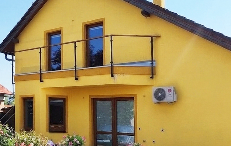 Před čištěním střechy